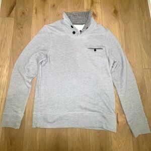 Billy Reid Mouline Shawl Pullover Sweater, Medium